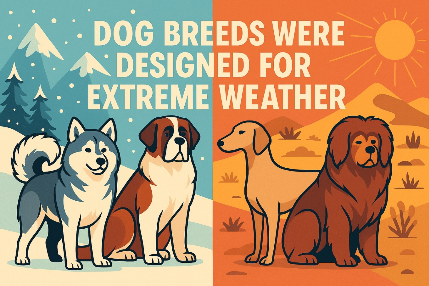 How Some Dog Breeds Were Designed for Extreme Weather