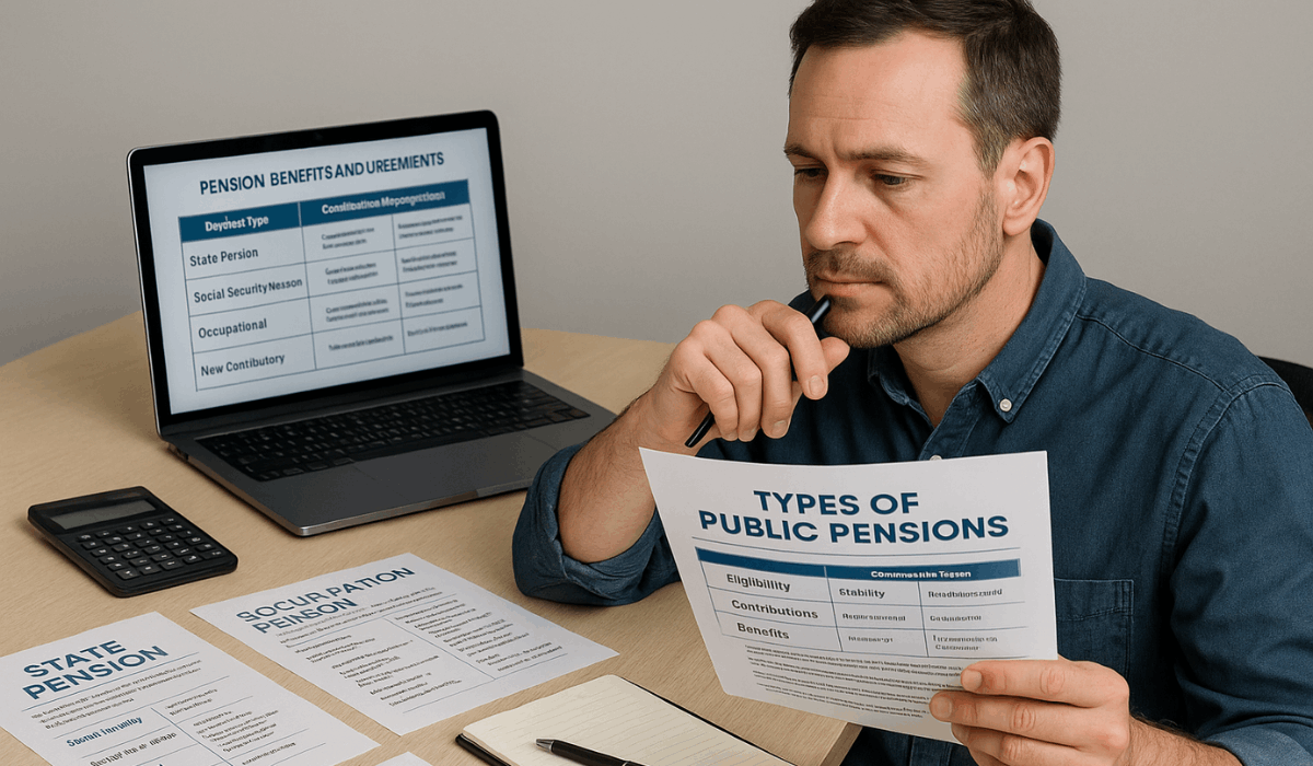 Public Pension: Information on contribution requirements and claiming benefits