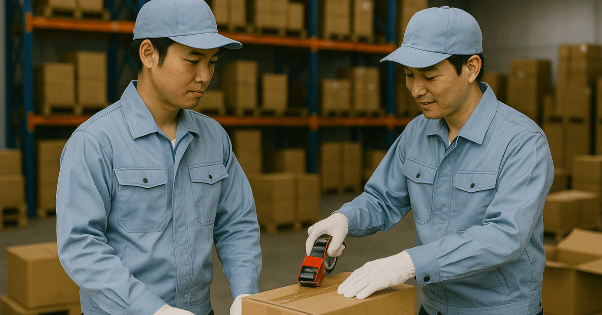 Learn of packing job roles and typical pay in Japan