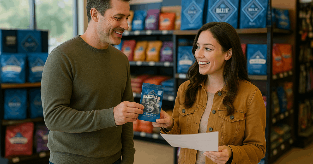 Overview of Key Steps for Requesting a Free Sample from Blue Buffalo