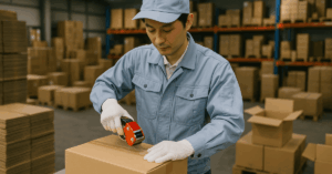 Learn of packing job roles and typical pay in Japan